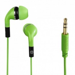 Hama sluchátka Flip, silikonové špunty, zelená