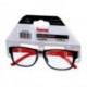 Filtral čtecí brýle, plastové, černé/červené, +1.5 dpt