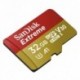 SanDisk Extreme micro SDHC 32 GB 100 MB/s A1 Class 10 UHS-I V30, adapter NÁHRADA ZA 173362