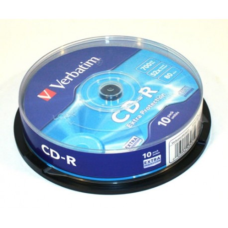 Verbatim  CD-R 700MB, 52x, 10ks