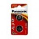 Baterie Panasonic CR2032, DL2032, BR2032, LM2032, 3V, blistr 2 ks