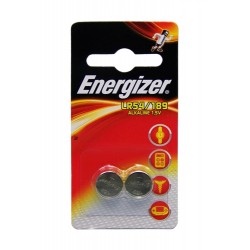 Baterie Energizer LR54, AG10, G10A, V10GA, 189, LR1130, RW89, SR54, 389, 390, 554, 1,5V, blistr 2 ks