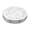 Baterie Renata 317, 516, V317, D317, SR62, SR516SW, 280-58, RW326, 1,55V, blistr 1 ks, silver oxide