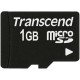 Transcend 1GB microSD paměťová karta (bez adaptéru)