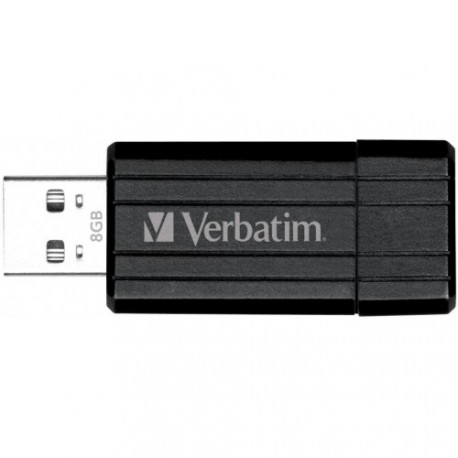 VERBATIM USB Flash Disk Store 'n' Go PinStripe 8GB, černý