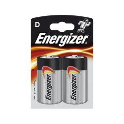 Baterie Energizer Base D, LR20, velké mono, AM1, XL, BA3030, MN1300, 813, E95, LR20N, 13A, 1,5V, blistr 2 ks