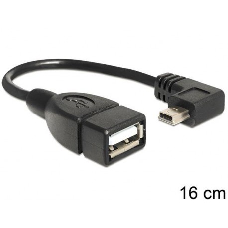 Delock kabel USB mini samec  USB 2.0-A samice OTG 16 cm