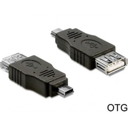 Delock adaptér USB mini samec  USB 2.0-A samice OTG