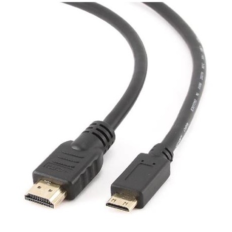 Kabel GEMBIRD HDMI-HDMI mini 1,8m, 1.4, M / M stíněný, zlacené kontakty, černý
