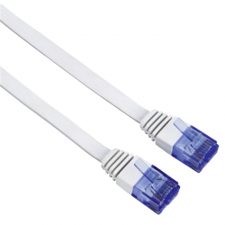 Hama síťový patch kabel Cat6, UTP, plochý, 5 m