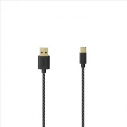 Hama USB-C 2.0 kabel typ A-C, 1,5 m, opletený, blistr/displej