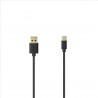 Hama USB-C 2.0 kabel typ A-C, 1,5 m, opletený, displej 24 ks