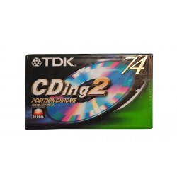 TDK audiokazeta CD2 74