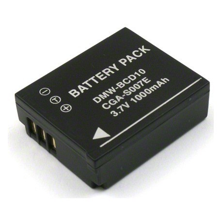 Batteria PATONA CGA-S007E 1000mAh 3,7V Per Panasonic Lumix TZ1, TZ2, TZ3, TZ4, TZ5, TZ11, TZ15, TZ50
