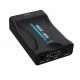 PremiumCord Převodník HDMI na SCART s napájecím zdrojem 230V